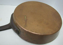 Load image into Gallery viewer, LECLERC NY MAKER Antique Copper Pan Large Heavy New York Wrought Iron Handle
