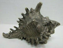 Load image into Gallery viewer, Conch Shell Vintage Decorative Arts Metal Statue Nautical Seaside Seashore Decor

