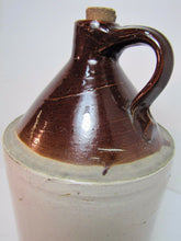Load image into Gallery viewer, Antique HANSEN&#39;S LABORATORY Stoneware Jug Little Falls NY butter cheese color
