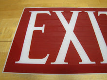 Load image into Gallery viewer, EXIT Art Deco Reverse on Glass Sign Gothic Lettering Theatre Industrial Safety
