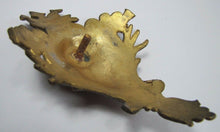 Load image into Gallery viewer, POSEIDON TRIDENT Antique 19c Brass Decorative Art Architectural Hardware Element
