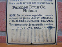 Load image into Gallery viewer, DR SANGERS Capsules GONORRHOEA GLEET STD Old Sign Quack Medicine Parchen Helena
