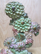 Load image into Gallery viewer, 1920s LVL LULA VERHREN LAVELL Flowers Cast Iron Doorstop Decorative Arts Statue
