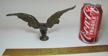 Load image into Gallery viewer, Antique Brass EAGLE Topper Spread Wings Finial Architectural Hardware Element
