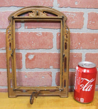 Load image into Gallery viewer, Antique Art Nouveau Flower Frame picture mirror artwork cast iron Decorative Art
