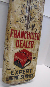 Orig 1950s Sealed Power Pistons Rings Advertising Thermometer sign made in USA
