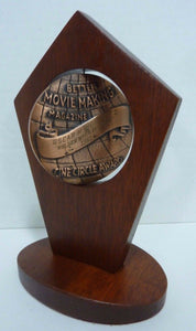 1961 Movie Making Award Robert Flaherty Mdl Oscar Horovitz Golden Week in Kyoto