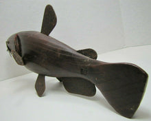 Load image into Gallery viewer, Folk Art  Catfish Fishing Decoy RAF Robert Allen Francis Adirondacks NY 1950s
