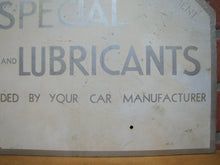 Load image into Gallery viewer, SPECIAL GUNS &amp; LUBRICANTS Old Double Sided Auto Repair Shop Gas Station Ad Sign
