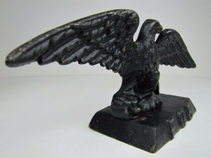 Antique Cast Iron FOE FRATERNAL ORDER of EAGLES Bookend Small Doorstop Statue