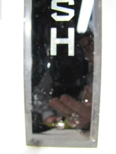 Load image into Gallery viewer, Antique &#39;PUSH&#39; Bevel Edge Glass Door Push Plate Sign Old Architectural Hardware
