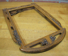 Load image into Gallery viewer, Antique Art Nouveau Flower Frame picture mirror artwork cast iron Decorative Art
