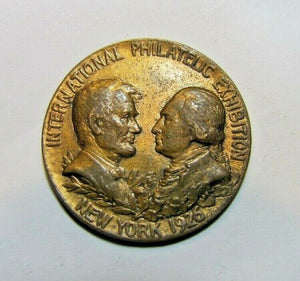1926 INTERNATIONAL PHILATELIC EXHIBITION GUTTAG BROS Coins NEW YORK Medallion