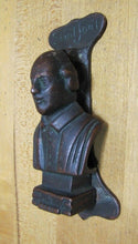 Load image into Gallery viewer, Stratford William Shakespeare Bust Old Bronze Brass Small Interior Door Knocker

