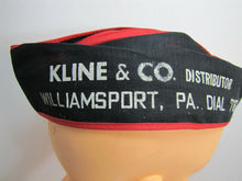 Load image into Gallery viewer, THERMOID BRAKE LININGS Hat KLINE &amp; Co WILLIAMSPORT Pa Repair Shop Gas Station Ad
