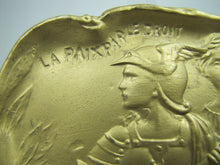 Load image into Gallery viewer, La Paix Par Le Droit Peace Through Law Ornate Antique Decorative Arts Tray
