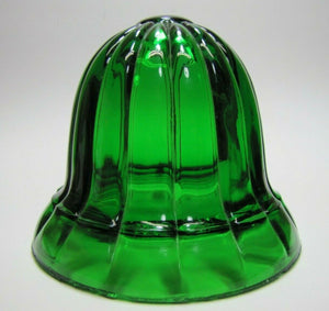 19c Green Glass Beehive String Holder Pat Apld For Country Store Counter Display