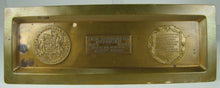 Load image into Gallery viewer, 1930s ANCIENT &amp; HONORABLE ARTILLERY Co 1638-1938 300 yr Advertising Brass Tray
