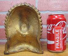 Load image into Gallery viewer, BERKSHIRE ( HATHAWAY ) Fine Spinning Assoc Old Ad INDIAN CHIEF Doorstop Tray Statue
