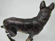 Load image into Gallery viewer, Antique GERMAN SHEPHERD Doorstop Cast Iron Old Decorative Art Dog Statue
