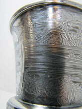 Load image into Gallery viewer, 1886 NRC NEWPORT RIFLE CLUB Antique TROPHY CUP Dog Woman Child Boat Fine Detail
