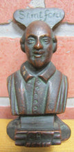 Load image into Gallery viewer, Stratford William Shakespeare Bust Old Bronze Brass Small Interior Door Knocker
