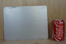 Load image into Gallery viewer, Old NO HUNTING MEN WORKING Sign 9-53 Safety Advertising Unusual Wording HTF

