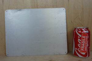 Old NO HUNTING MEN WORKING Sign 9-53 Safety Advertising Unusual Wording HTF