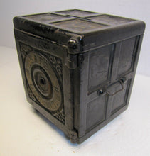Load image into Gallery viewer, Antique Henry Hart Mfg Co Safe Deposit Box Bank Detroit Michigan pat 1885 oldpnt
