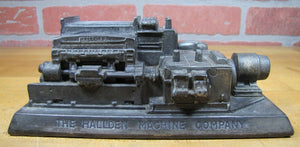 Old HALLDEN MACHINE Co THOMASTON CT Industrial Machinery Newspaper Press Paperwt