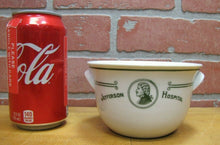 Load image into Gallery viewer, JEFFERSON HOSPITAL Old Dish Bowl CARR CHINA Co Grafton W VA D-41 Side Handles
