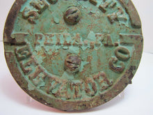 Load image into Gallery viewer, Old Security Elevator Co Phila Pa Cast Iron Plaque Sign Embossed Advertising
