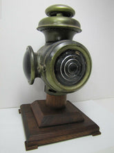 Load image into Gallery viewer, BUGGY CARRIAGE LAMP Wood Base Antique Old Transportation Auto Trk Light Display

