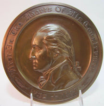 Load image into Gallery viewer, Orig 1930&#39;s AUTOMOBILE MUTUAL INS Co Adv Sign Plaque GEORGE WASHINGTON 1732 1932
