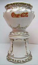 Load image into Gallery viewer, COCA-COLA SYRUP URN Small Vintage Ceramic Decorative COKE Soda Sign Advertising
