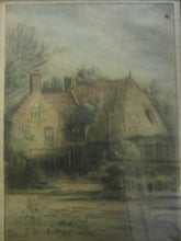 Load image into Gallery viewer, 19c SIR WALTER STONE COTTAGE Signed Art Artwork Painting Lovely Landscape
