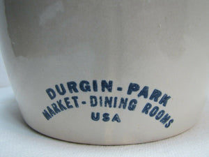 Old Durgin Park Restaurant Ware Crock Market - Dining Rooms USA Handle 3qt