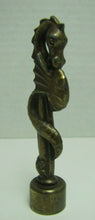 Load image into Gallery viewer, Old SERPENT SEA MONSTER BEAST Finial Figural Decorative Arts Hardware Element
