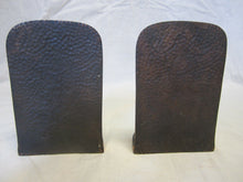 Load image into Gallery viewer, Vtg Native American Indian Bookends pair ornate detail chief horse landscape
