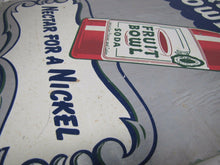 Load image into Gallery viewer, FRUIT BOWL Old Drink Soda Ad Sign NECTAR for a NICKEL MURRAY Co HOUSTON
