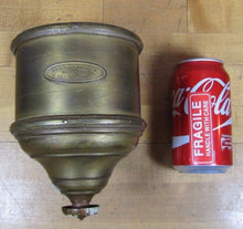 Load image into Gallery viewer, 19c PAGE BROS &amp; Co BOSTON MASS Brass Bronze Oil Lamp Holder Bracket RR Ship

