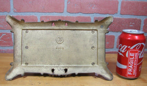 B&H BRADLEY HUBBARD Antique Brass Decorative Arts Letter Holder Magazine Rack