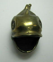 Load image into Gallery viewer, Fish Old Brass Figural Cigar Rest Ashtray Incense Burner England Decorative Arts
