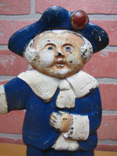 Load image into Gallery viewer, PILGRIM BOY Antique Doorstop Cast Iron Figural Decorative Art Statue Doorstopper
