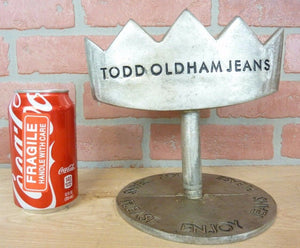 TODD OLDHAM JEANS Original Store Display Advertising Sign PLEASE ENJOY JEANS