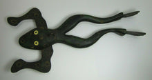 Load image into Gallery viewer, Folk Art FROG Ice Fishing Decoy RAF Robert Allen Francis Adirondacks NY 1950s
