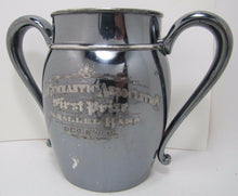Load image into Gallery viewer, 1895 YALE 1st PRIZE GYMNASTIC Assn PARALLEL BARS Award Trophy Silver Plate
