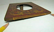 Load image into Gallery viewer, Cherubs Dragons Griffins Birds Flowers Antique Marquetry Inlaid Ornate Frame Art
