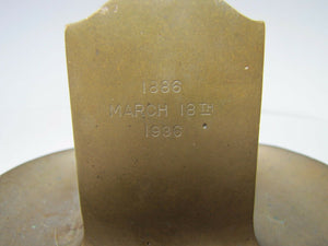 1930s BOSTON PAPER TRADE Association 50yr Anniversary Ashtray Tray BERNARD NY