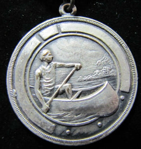 1940 CANOE ECPC HURRY SCURRY Sports Medallion Medal Bradshaw Newark